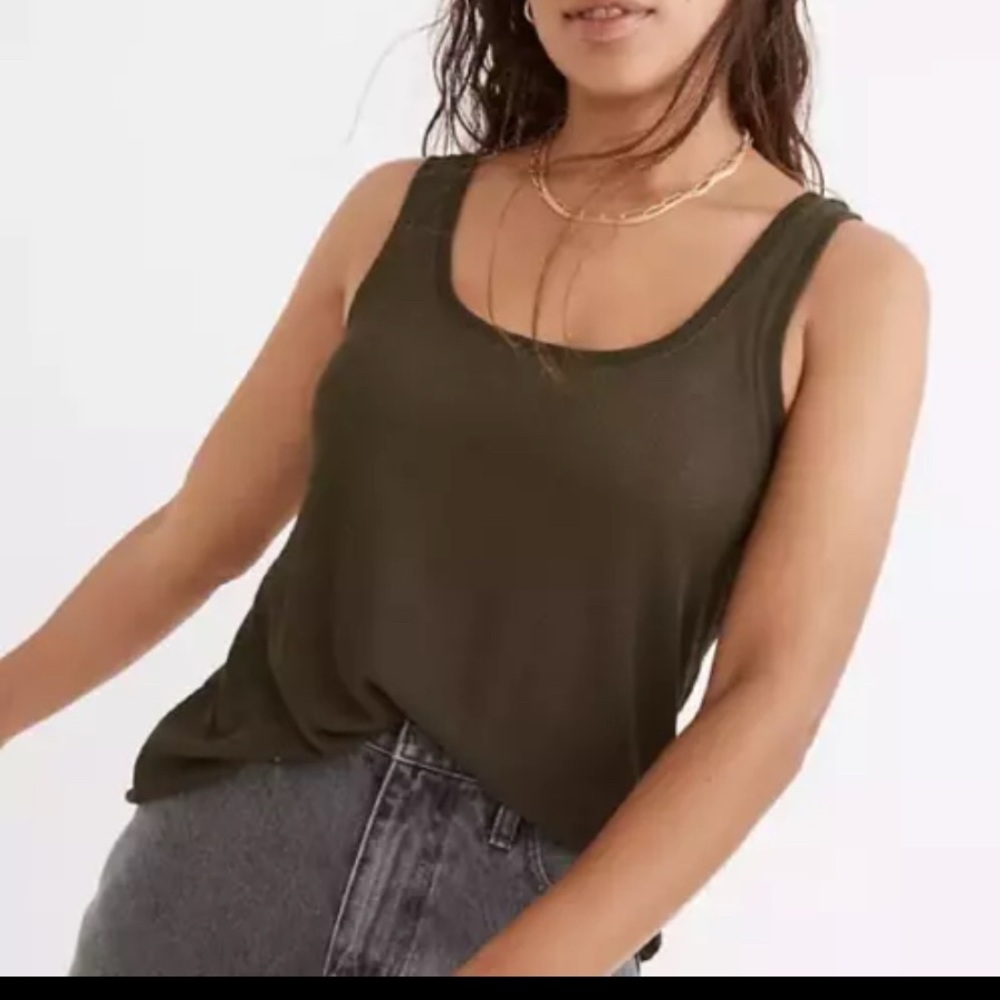 Madewell Women’s XXS Green Tank
